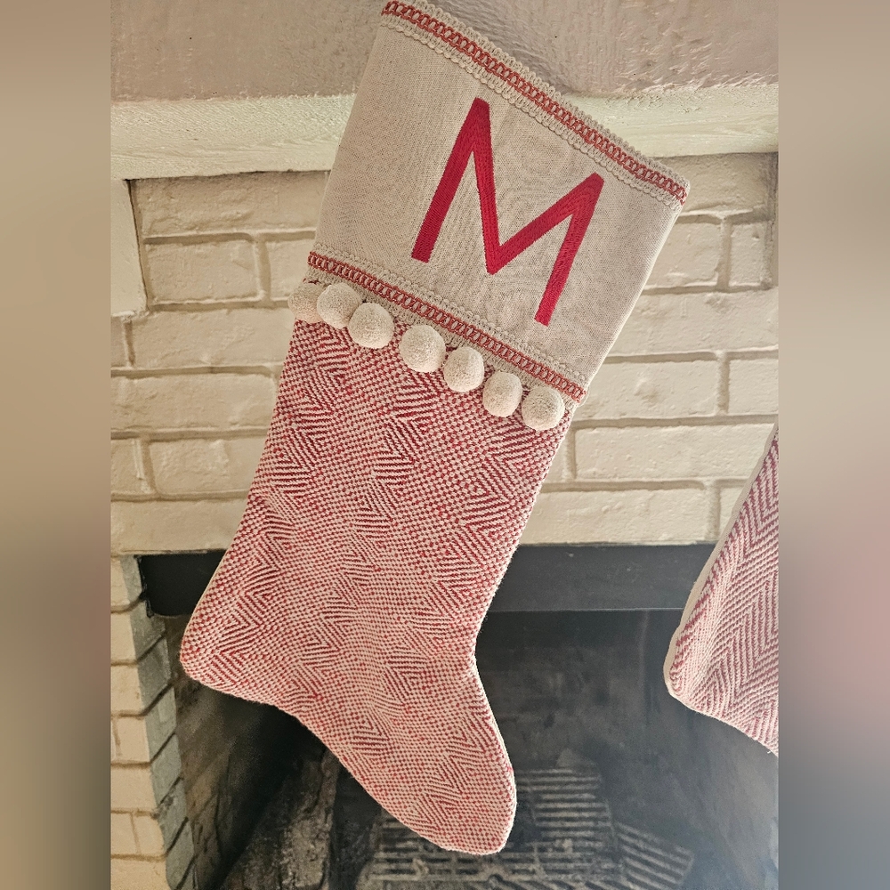 Kirkland's Christmas Stocking Letter M
